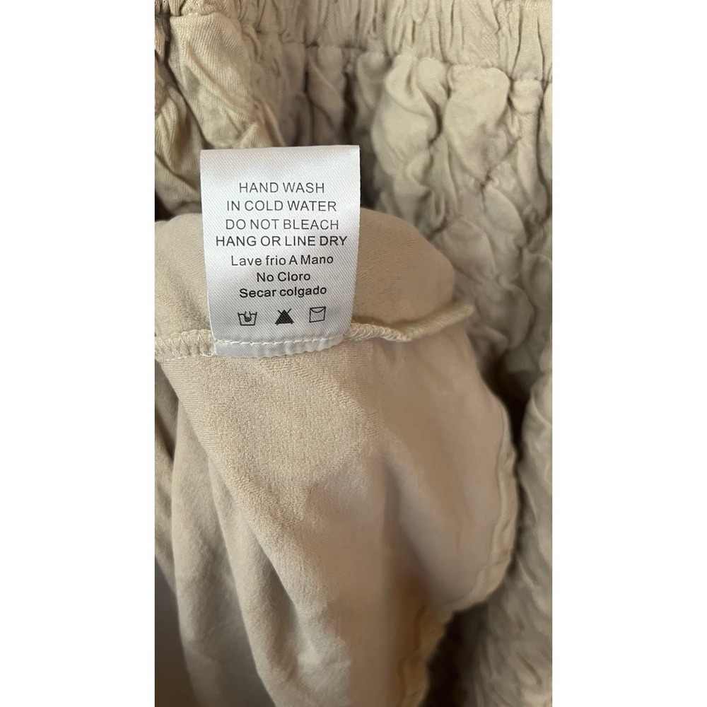 Baltic Born Dress Keri Gathered Dress Light Taupe Beige Tan 2XL NWT - Picture 12 of 13